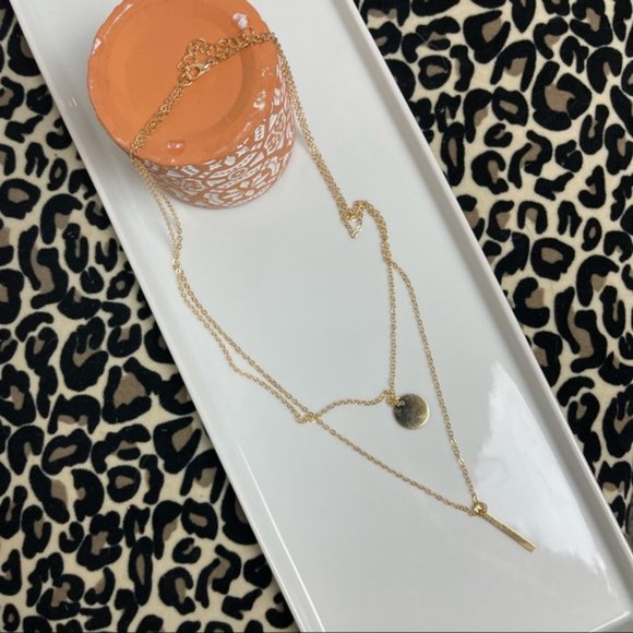 Gold Layered Necklace - Picture 3 of 3